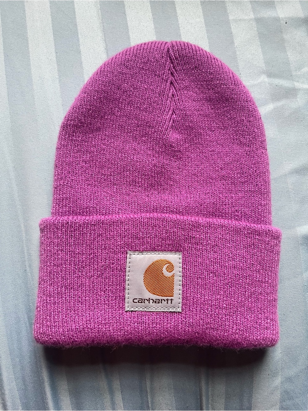 Carhartt Kids Fuchsia Fold-Over Cuff Beanie